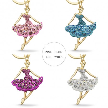 Crystal ballerina - keychainKeyrings