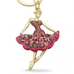 Crystal ballerina - keychainKeyrings