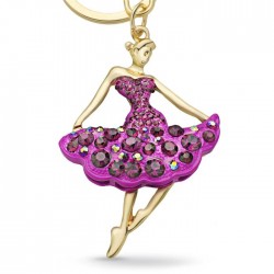 Crystal ballerina - keychainKeyrings