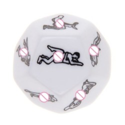 Sex positions dice - adult toy - 6 / 12 sidedPuzzles & Games