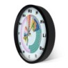 Modern wall clock - sound activated - LED - periodic table of chemical elementsClocks