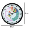 Modern wall clock - sound activated - LED - periodic table of chemical elementsClocks