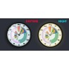 Modern wall clock - sound activated - LED - periodic table of chemical elementsClocks