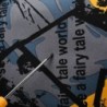 Stylish travel bag - with shoe compartment - large capacity - waterproof - unisex - graffiti designBags