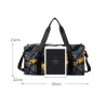 Stylish travel bag - with shoe compartment - large capacity - waterproof - unisex - graffiti designBags