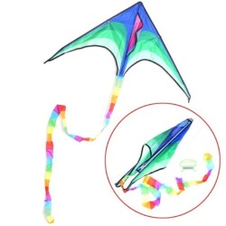 Large delta kite - single line - with handle - easy to flyKites