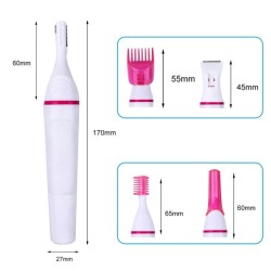 5 In 1 women's electric epilator - trimmer - hair removal - eyebrows - bikini - legs - armpitsHair trimmers