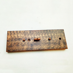 Retro pulley wall light - wooden lampWall lights