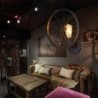 Retro wall light - metal lamp - industrial wheel designWall lights