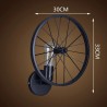 Retro wall light - metal lamp - industrial wheel designWall lights