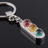 Creative metal keychain - traffic lights designKeyrings