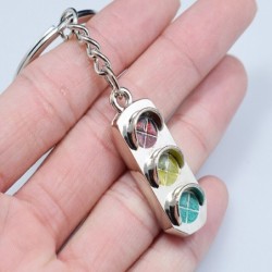 Creative metal keychain - traffic lights designKeyrings