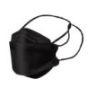 Protective face mask - 4-layer - disposable - anti-dust - anti-bacterial - cross loops - fish shape - 10 piecesMouth masks