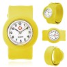 Fashionable quartz kids watch - slap-on silicone strapWatches