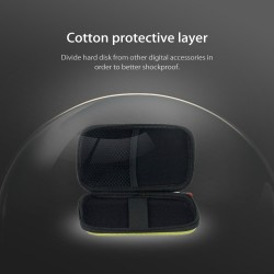 2.5 inch HDD protective storage bag - with zipperHDD case