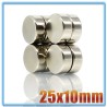 N35 - neodymium magnet - round cylinder - 25mm * 10mmN35