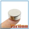 N35 - neodymium magnet - round cylinder - 25mm * 10mmN35