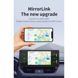Car radio - camera - remote control - M150 - 1 Din - 5 inch - Bluetooth - Android - Mirror Link - USBDin 1
