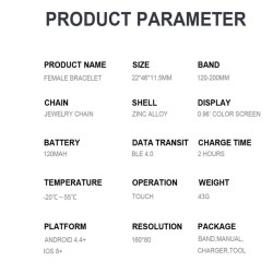 H8 Smart Watch - Bluetooth - heart rate - waterproof - fitness tracker - smart braceletSmart-Wear