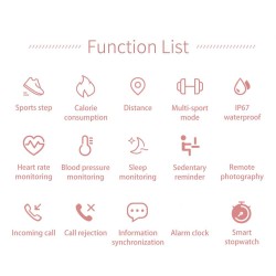Fashionable Smart Watch AK15 - heart rate - fitness tracker - waterproof - Bluetooth - Android - IOSSmart-Wear