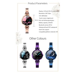 Fashionable Smart Watch AK15 - heart rate - fitness tracker - waterproof - Bluetooth - Android - IOSSmart-Wear