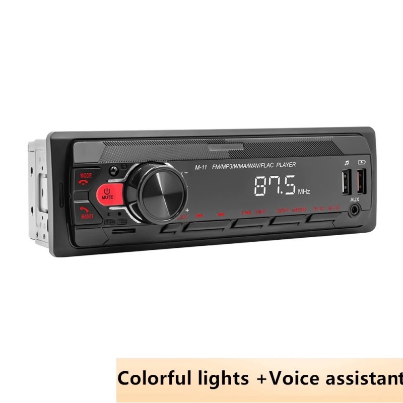 Digital car radio - 1 DIN - voice assistant - Bluetooth - AUX - FMDin 1