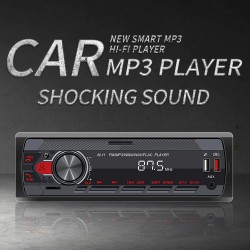 Digital car radio - 1 DIN - voice assistant - Bluetooth - AUX - FMDin 1