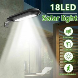 Solar powered lamp - outdoor wall lamp - dusk to dawn light - waterproof - 18 LEWall lights