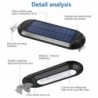 Solar powered lamp - outdoor wall lamp - dusk to dawn light - waterproof - 18 LEWall lights