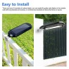 Solar powered lamp - outdoor wall lamp - dusk to dawn light - waterproof - 18 LEWall lights