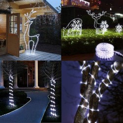 Solar powered LED string - garland - outdoor lights - waterproof - 7m - 12 mChristmas