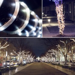 Solar powered LED string - garland - outdoor lights - waterproof - 7m - 12 mChristmas