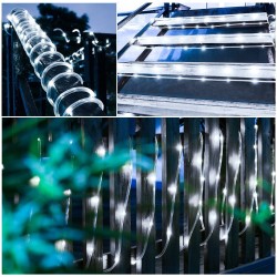 Solar powered LED string - garland - outdoor lights - waterproof - 7m - 12 mChristmas