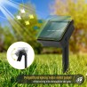 Solar powered LED string - garland - outdoor lights - waterproof - 7m - 12 mChristmas