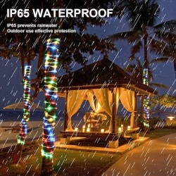 Solar powered LED string - garland - outdoor lights - waterproof - 7m - 12 mChristmas