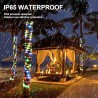 Solar powered LED string - garland - outdoor lights - waterproof - 7m - 12 mChristmas
