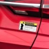 Funny car sticker - "Sexy Girl Warning Serious Injury Can Occur"Stickers