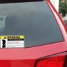 Funny car sticker - "Sexy Girl Warning Serious Injury Can Occur"Stickers