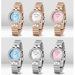 PAGANI DESIGN - luxurious women's watch - with diamonds - Quartz - stainless steelWatches