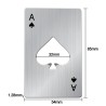 Ace card - aluminum bottle opener - credit card formatBar supply