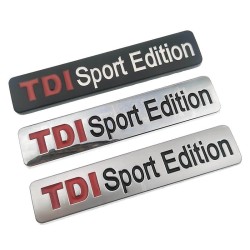 TDI SPORT EDITION - chrome emblem - car stickerStickers