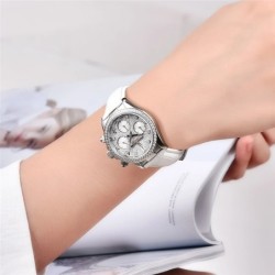 PAGANI DESIGN - automatic Quartz watch - with crystals - sapphire mirror - leather strapWatches