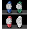 PAGANI DESIGN - automatic Quartz watch - with crystals - sapphire mirror - leather strapWatches
