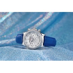 PAGANI DESIGN - automatic Quartz watch - with crystals - sapphire mirror - leather strapWatches
