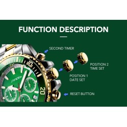 SINOBI - sport Quartz watch - waterproof - stainless steelWatches