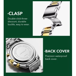 SINOBI - sport Quartz watch - waterproof - stainless steelWatches