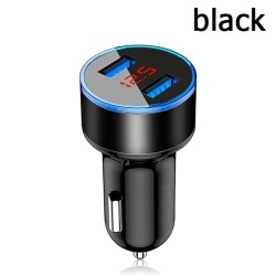 Universal car charger - dual USB - fast charging - aluminum - 4.8A - 5VInterior accessories