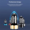 Universal car charger - dual USB - fast charging - aluminum - 4.8A - 5VInterior accessories