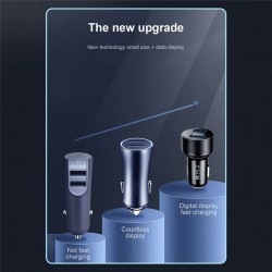 Universal car charger - dual USB - fast charging - aluminum - 4.8A - 5VInterior accessories