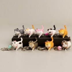 Resin cat - keychainKeyrings